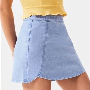 PacSun Tulip Denim Mini Skirt